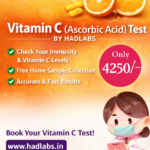 Vitamin C (Ascorbic Acid) Test by HADLABS