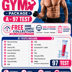 Male Hormone + Gym Package A – 97 Tests at HAD LABS